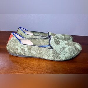 Rothy's "The Loafer" in the Olive Camo pattern - size 4Y (Women’s 6)